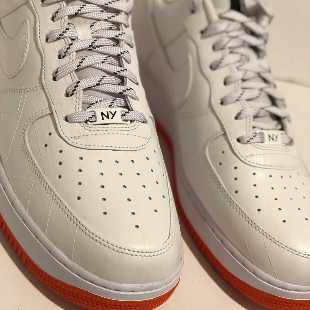 Nike Air Force 1 07 lv8 NY vs NY CJ5848-100 SZ  15 - Picture 9 of 9